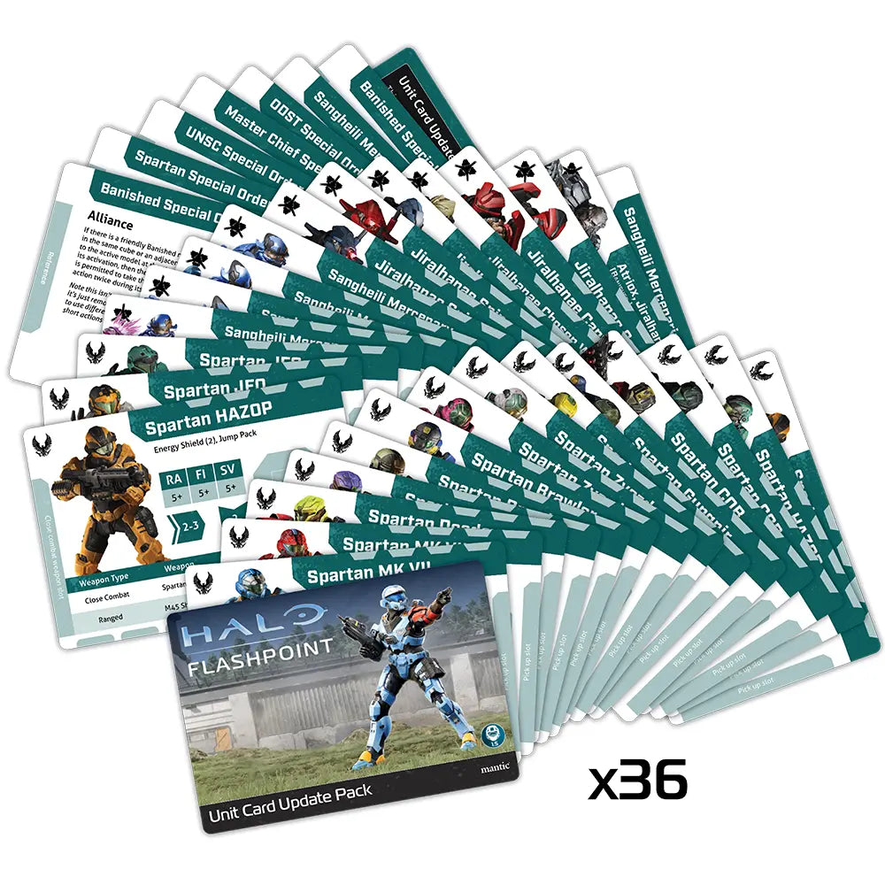 Halo: Flashpoint - Spartan Update Cards